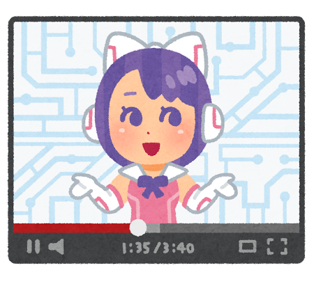 バーチャルyoutube のフリー素材イラスト いらすとやが公開