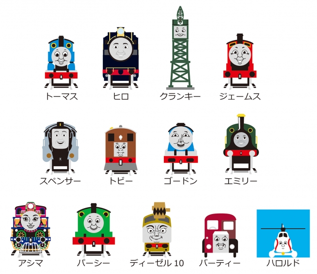 トーマス イラスト かわいい