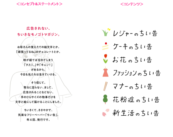 デジタル時代にあえてアナログ誌 名刺サイズのフリーペーパー ちい告 が創刊 ニコニコニュース