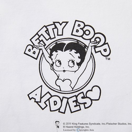 バックにもベティーちゃんのグラフィックが Aldies Betty Boop Tm Tee ニコニコニュース