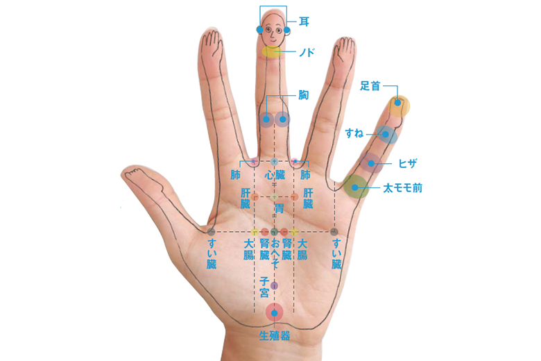 イタ気持ちいいが効く 手のひらのツボで日々の不調がスッキリ