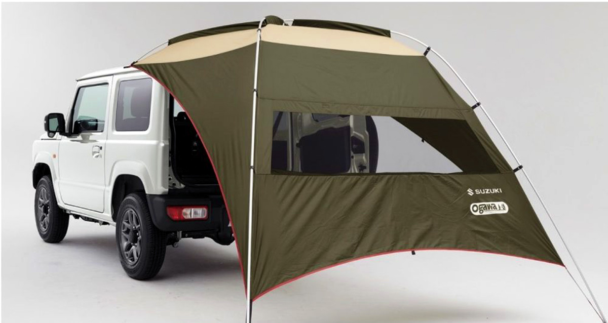 自動車でキャンプへ行くならタープを張るよりもサイドオーニングを活用した方がオススメです