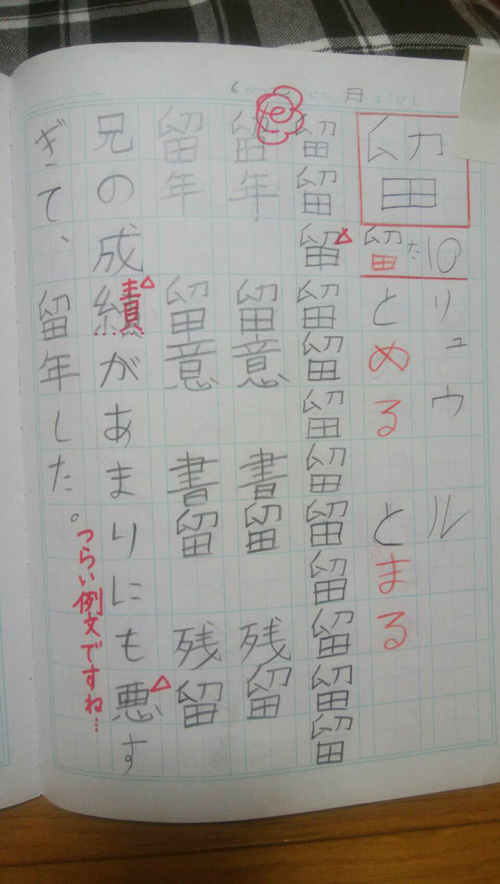 妹の宿題に 事実無根の風評被害 兄が憤りを覚えた漢字の例文 ニコニコニュース