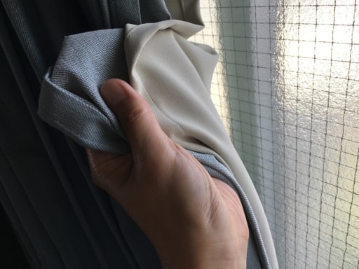 無印良品のカーテンの裏地