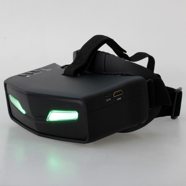 スマホやゲーム機などの映像がド迫力で目の前に ゴーグル型ウェアラブルhdmiディスプレイ ニコニコニュース