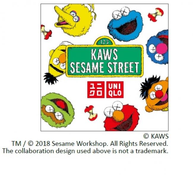 エルモの目が 印に ユニクロutから セサミストリート Kaws 登場 ニコニコニュース
