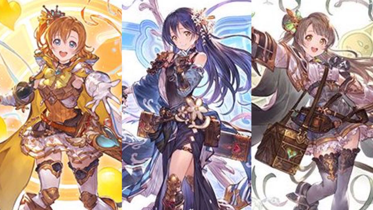 グラブル ｘ ラブライブ 美麗なコラボイラスト公開 M S全員が