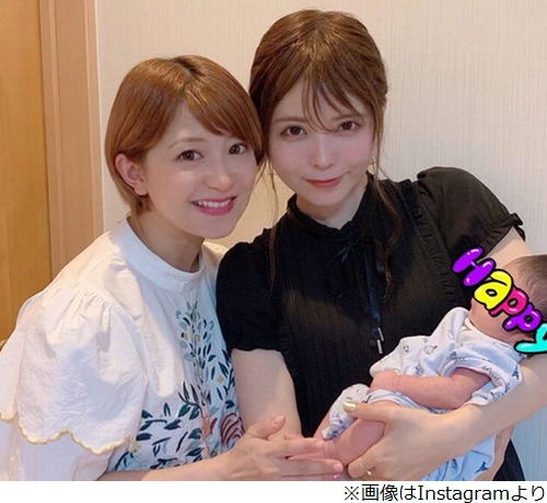 益若つばさ 矢口真里の赤ちゃん抱っこ イケメン ニコニコニュース