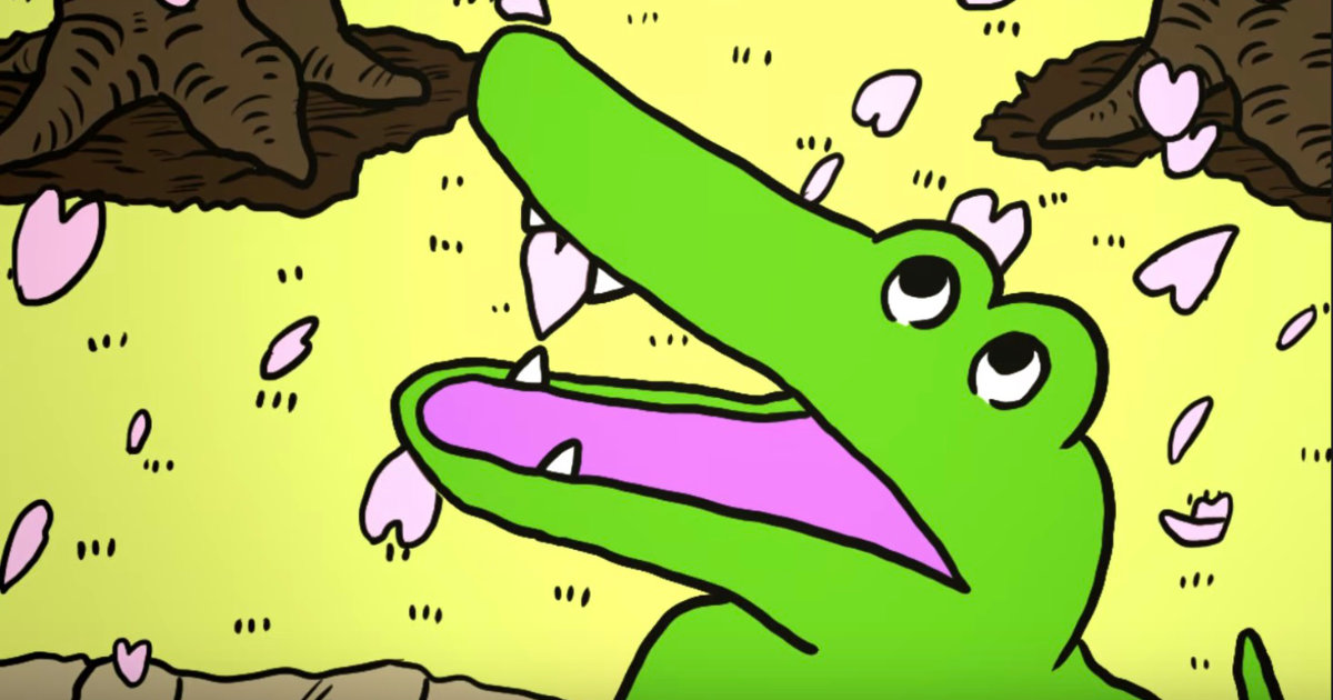 '100 Nichi Go ni Shinu Wani': Uma história sobre um crocodilo vivendo seus últimos 100 dias.
