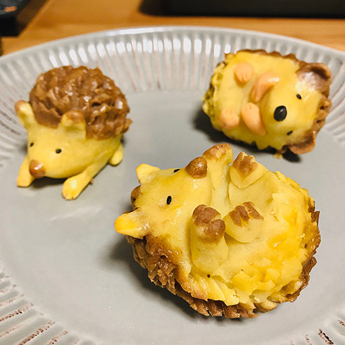 かわいすぎて食べられない ハリネズミのスイートポテトがキュート ニコニコニュース