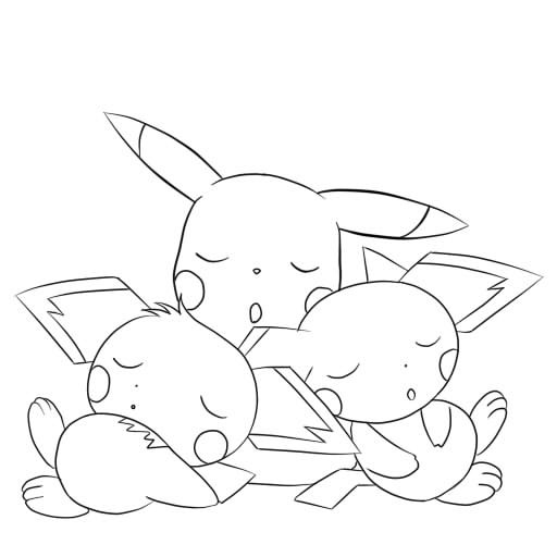 ピカピカ【塗り絵】 / ひろ菌 さんのイラスト - ニコニコ静画 (イラスト)